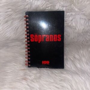2005 The Sopranos HBO Time Warner Entertainment Spiral Paper Notebook NEW Y2K